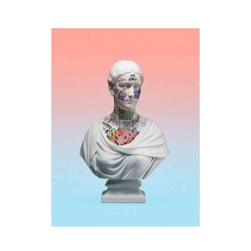 Веселая скульптура Дэвида, искусство, холст, живопись, абстрактные граффити, постеры и принты, настенные художественные картины для гостиной, домашний декор