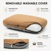 Camping Memory Foam Pillow Portable Travel Pillow with Removable Cover Neck Lumbar Support for Hiking Backpacking