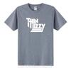 2025 Хэви-метал Футболка Thin Lizzy Мужские топы Музыкальный певец Футболка Короткий рукав Хлопок Круглый вырез Футболка Топ Одежда