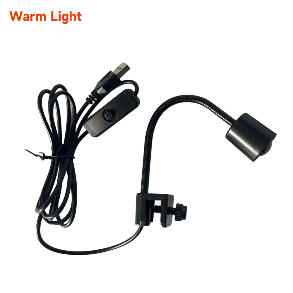 USB Регулируемый Фокус Аквариумный Точечный Светильник Акваскейп Лампа-Клипса для Нано Аквариума 360° Вращающийся Светильник-Клипса для Петушков/Маленьких Аквариумов Аксессуары