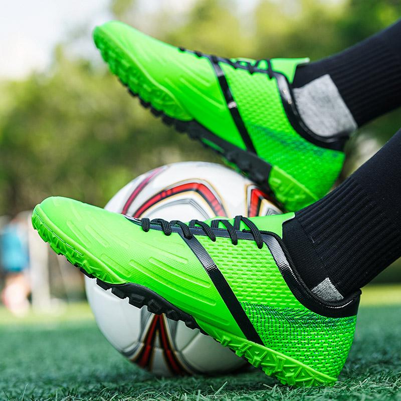 Модные мужские футбольные бутсы TF/FG, нескользящие, для игры на траве, кроссовки для тренировок, высококачественные, удобные, уличные кроссовки, трендовые футбольные бутсы