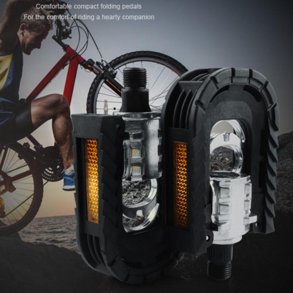 HOUSON Bicycle Folding Bicycle Inch Bicycle Road Bike Pedals for Mountain Folding Road Bike Pedals Pedals, Pedals, Platform, 9/16 Pedals, Pedals,