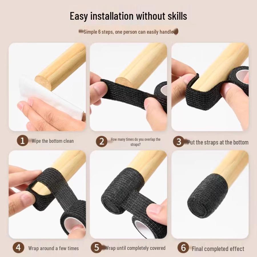 Universal Anti-Slip Chair and Table Leg Covers - Non-Slip, Wear-Resistant Foot Pads for Chairs, Stools, Tables, and Sofas