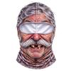 Новинка Лыжный Шлем с Лицом Старика, Смешная Реалистичная 3D-Печать, Полностью Закрывающая Лицо, Зимний, Ветрозащитный, Наружный Чехол для Мужчин и Женщин (Солнцезащитные очки не включены)