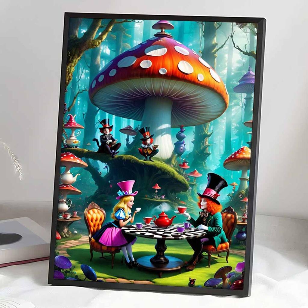 DIY Diamond Painting Candy World Cross Stitch Kit Mosaic Art Diamond Painting Full Circle Diamond Home Decoration