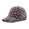 2023 New Leopard Print Vintage Washed Cotton Baseball Cap Women Hip Hop Ponytail Messy Buns Outdoor Sport Hats Accessories