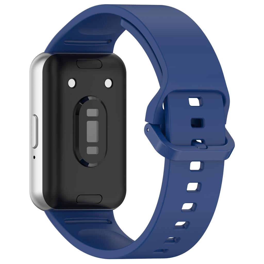 Silicone Strap For Samsung Fit 3 SM-R390 Watchband With Transparent Case Single Color Adjustable Wristband Accessories