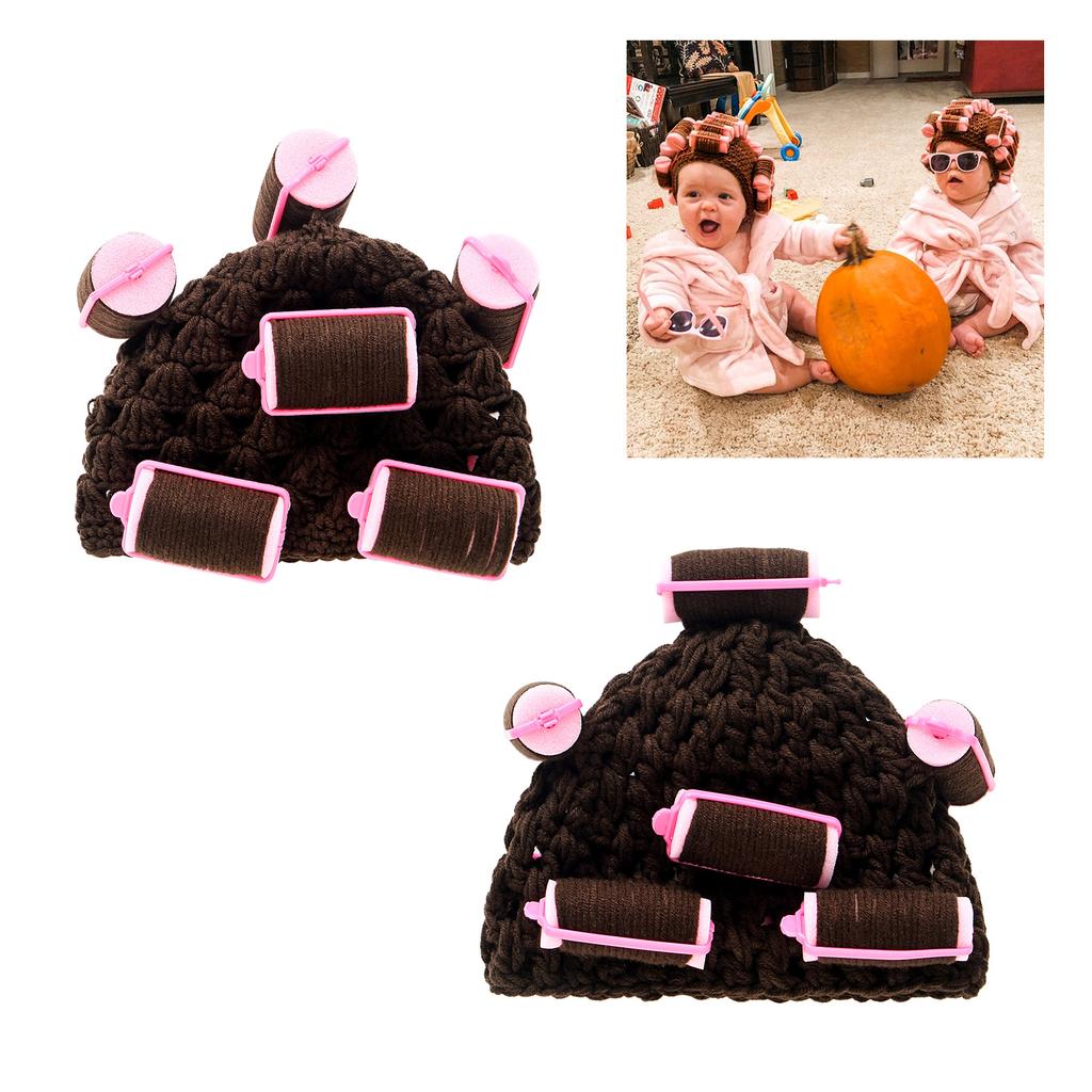 Cute Curling Wand Shape Baby Hat Winter Hat for Parties Family Gatherings and Travel Perfect for Infant Ensures Comfort