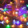 Multicolor Battery Powered Star Globe String Lights IP65 Waterproof LED Fairy Lights for Outdoor Tree Garden Party Decoration