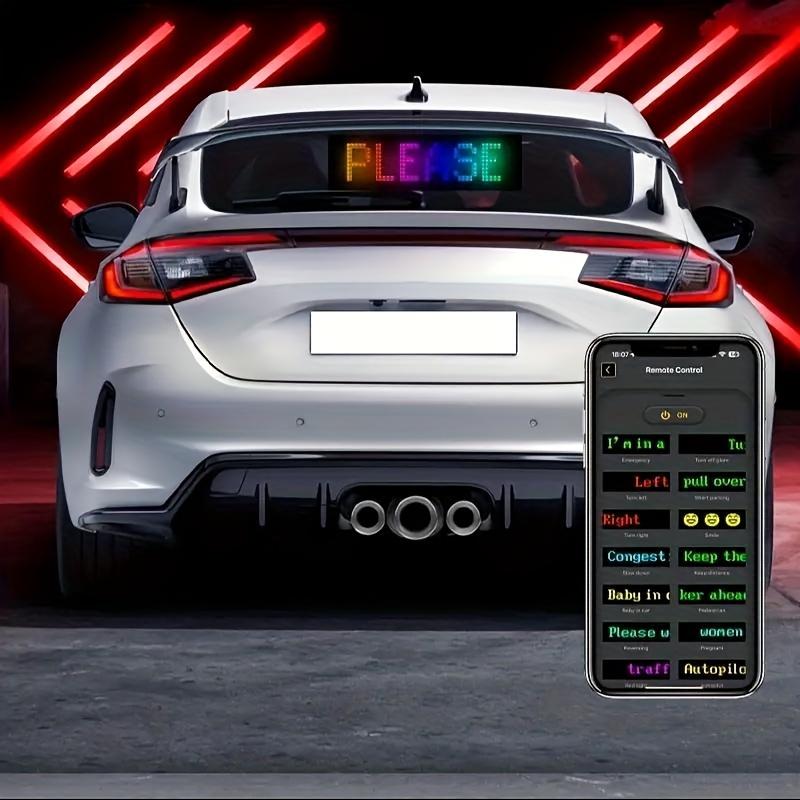 Светодиодный пиксельный дисплей, программируемый светодиодный экран, ночник, управление через приложение, окно с отложенной анимацией текстового шаблона