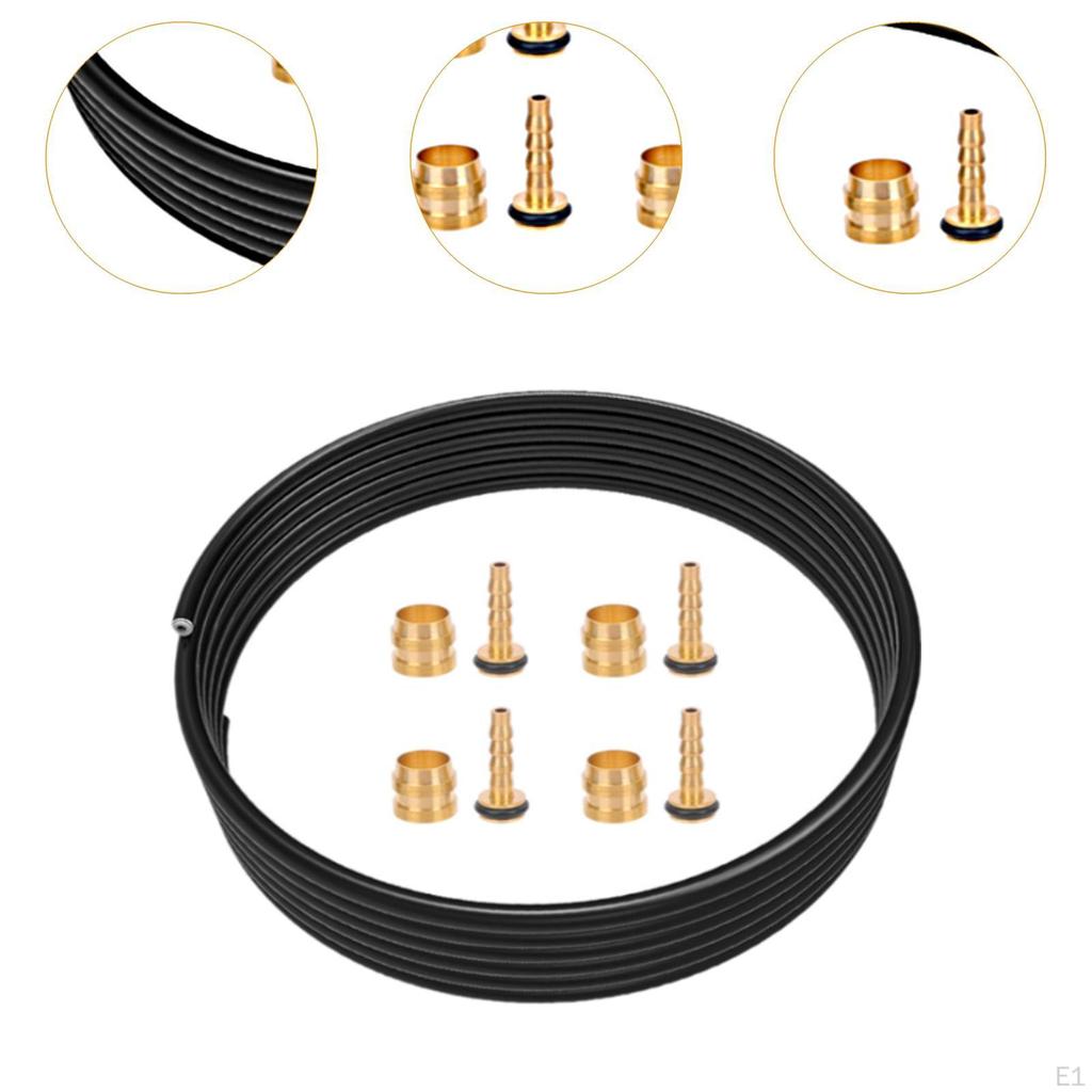 Комплект шлангов для гидравлического дискового тормоза для велосипеда, оливковое масло и соединительные вставки, детали для мужчин и женщин, принадлежности для велосипеда