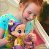 Hasbro Baby Alive GloPixies Siena Sparkle F2593, интерактивная электрическая кукла 26,7 см, светящаяся в темноте, для детей от 3 лет. Подлинный.