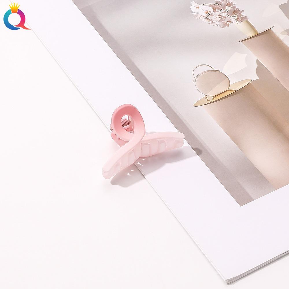 Милая заколка для волос, матовая цветная заколка с цветком, корейская заколка для волос, розовая женская заколка для волос