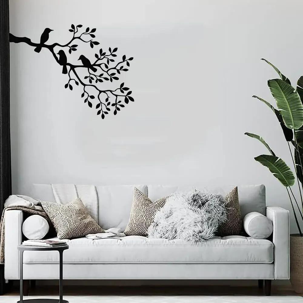 Metal Wall Art, Metal Birds Art,Metal Wall Decor,Birds On Branch,Birds Sculpture Home Decor, Wall Decor Metal Wall Hanging