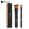 2Pcs Foundation Brush and Concealer Makeup Brush Professional Flat Top Kabuki Face Synthetic Liquid Mineral Powder Makeup Tools