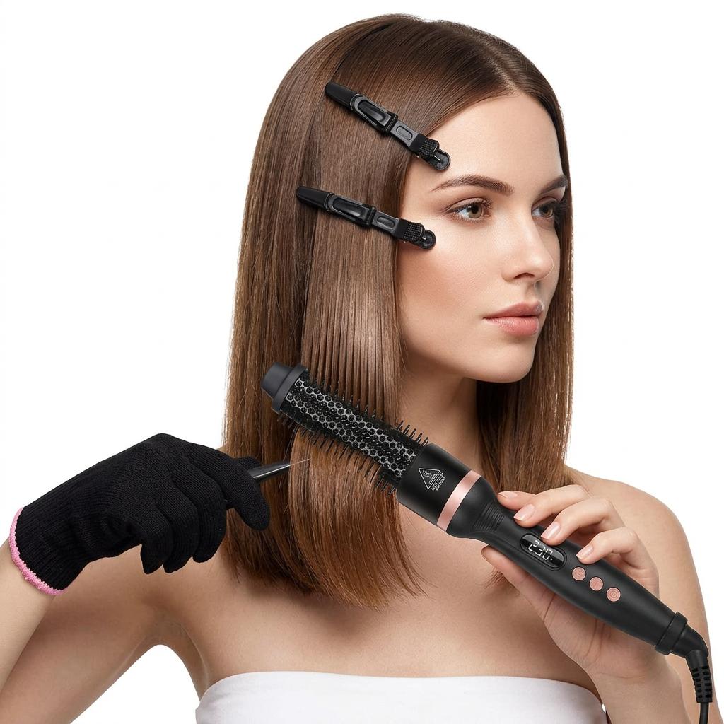 Professional Grade 5 In 1 Interchangeable Hair Curler Set OEM Multiple Barrels Hair Curler Machine for Photo Studio Use