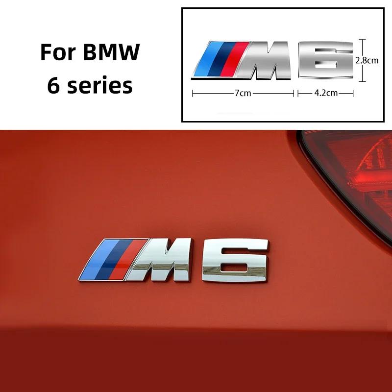 For BMW M X1 X3 X5 X6 X7 E30 E90 M3 E84 E83 F25 E91 E60 Car Trunk Styling 3D Chrome Metal Sticker Body Sticker Accessories