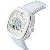 Sevenfriday Мужские часы P-Series Curacao Day-Night с белым циферблатом P1C05 SF-P1C-05 100M