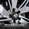 4pcs 56mm Aluminum Car Wheel Hub Center Cap Stickers For MG ZS GS 3 5 6 7 Gundam 350 Parts TF hector HS qn2