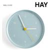 HAY WALL CLOCK Hay Wall Clock Wall Clock Clock Stylish Cute Nordic [Genuine] (Blue)