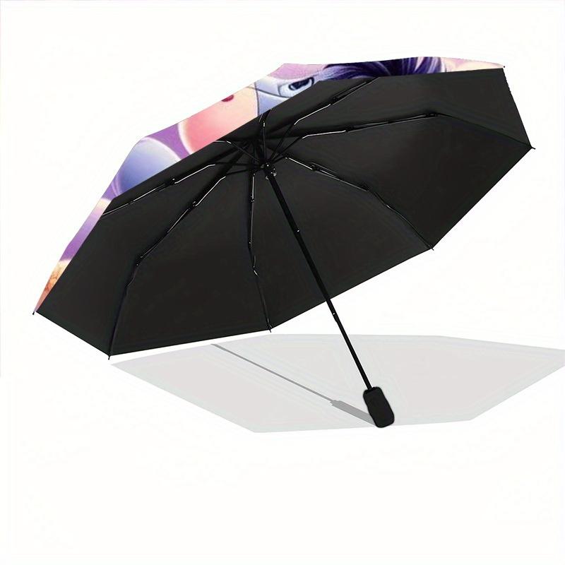 1pc Winnie-the-Pooh, Eeyore 8-Rib Automatic Folding Umbrella, Portable & Foldable, All-Season Portable Umbrella for Women & Men yy250731172