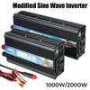 DC 12v To AC 220V with USB Charger Univesal Modified Sine Wave Inverter Power Inverter Car Voltage Converter 1000W 2000W