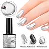 Mirror Metal Gel Nail Polish Silver Color Nail Painting Drawing UV Gel Long-Lasting Nail Art Decor