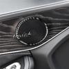 Для Mercedes C Class W205 автомобильный стиль карбоновое волокно автомобильная дверь громкоговоритель кольцо внутренняя отделка наклейка C180 GLC аксессуары 4 шт