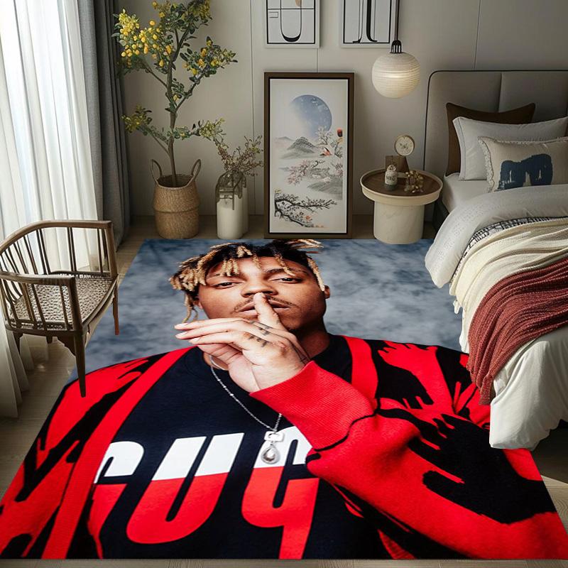 Juice Wrld: Ковер Legacy Music Passion с печатью Подходит для всех сезонов Коврик для ванной Модная подушка для офисного кресла