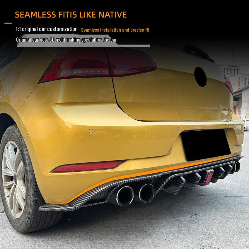 Compatible with Volkswagen Golf MK7.5 TCR GTI (2017-2019) Rear Lip Spoiler.