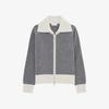 [Lacoste] Women's Cable Zip-Up Cardigan AF420E-55NHDE