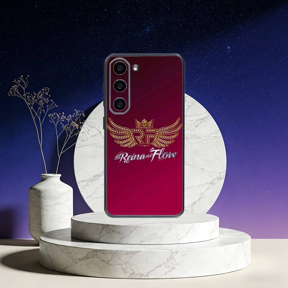 Queen of Flow La Reina Del Flow Phone Case For Samsung Galaxy A73,A72,A71,A70,A53,A52,A51,Others Soft Black Cover