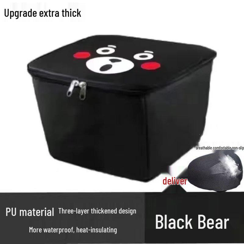 Electric Scooter Basket Liner - Waterproof, Snowproof, Universal Fit with Lid