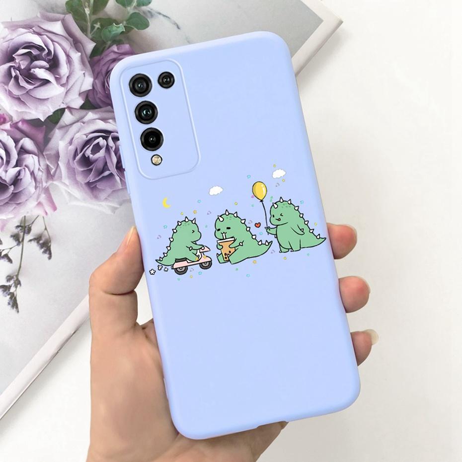 Чехол для Honor 10X Lite Милый Мультяшный Конфетный Цвет Мягкий Силиконовый Чехлы для Телефона Для Honor 10X Lite DNN-LX9