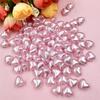 10,1*8,8 мм 100 шт. акриловое персиковое сердце с отверстием для самостоятельного изготовления ювелирных изделий, свободные бусины, креативный материал ручной работы, сияющий свет, красочный