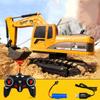 Экскаватор с дистанционным управлением, трактор, бульдозер, гусеничный экскаватор, грузовик, игрушки D4Q7