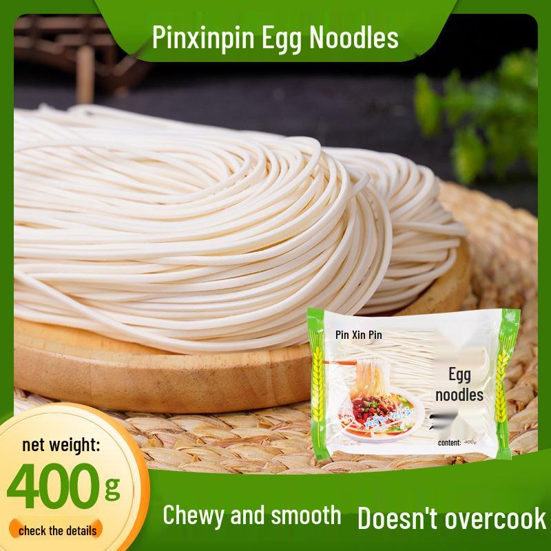 Pinxinpin Half-Dry Instant Egg Noodles 400g/Bag