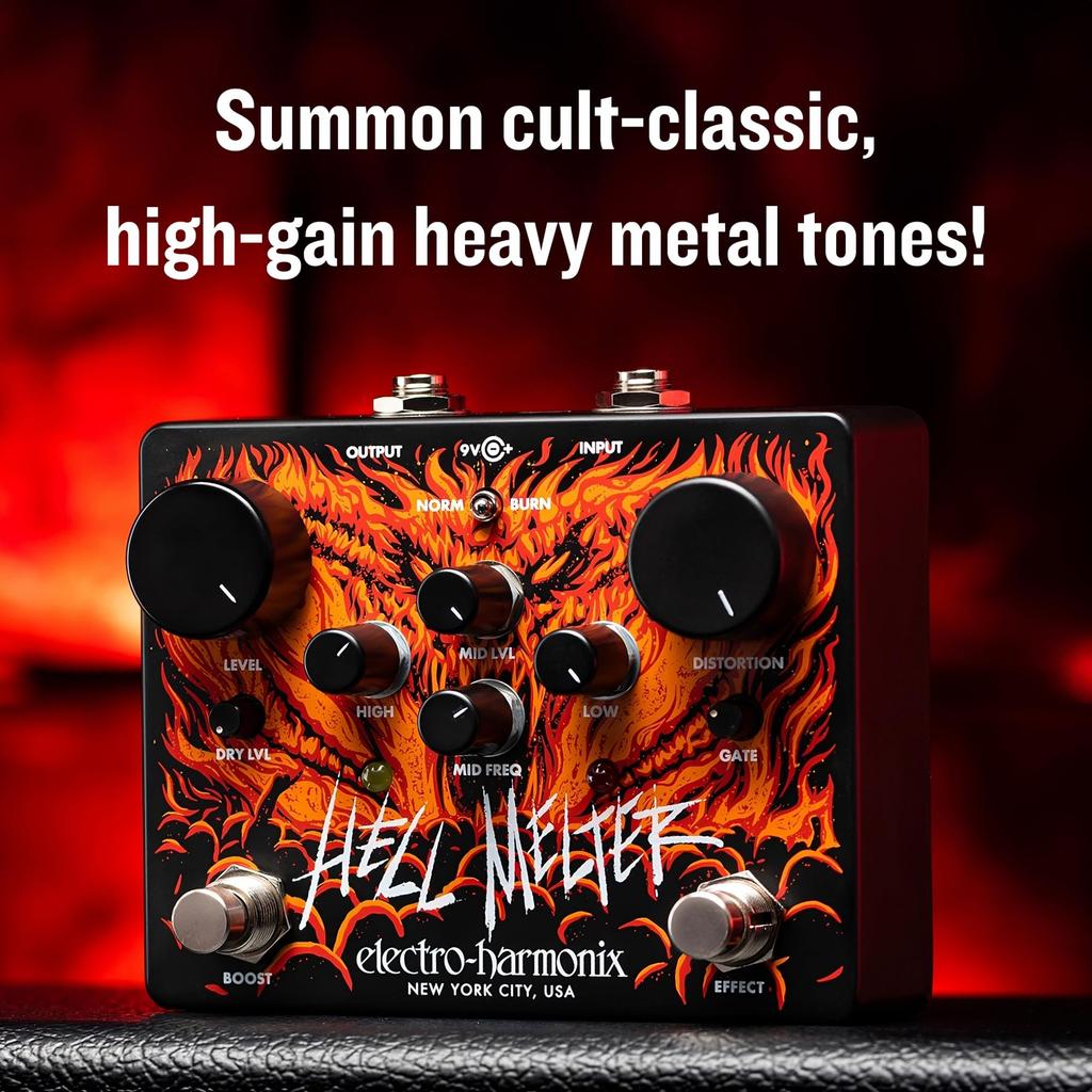 Hell Melter Advanced Metal Distortion Guitar Effect Pedal ELECTRO-HARMONIX