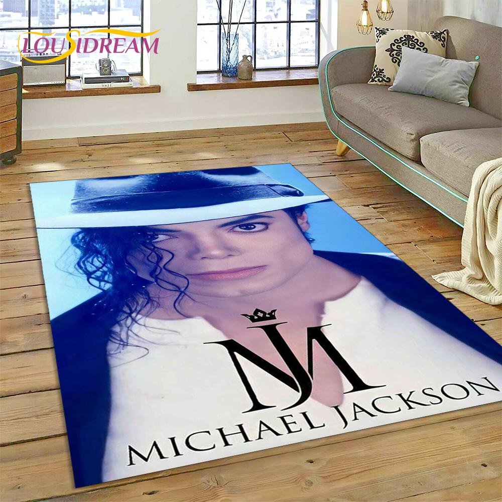MJ Король Поп-музыки Майкл Джексон Ковер для Гостиной Спальни Домашний Декор, Нескользящий Коврик Декорация для Дивана Прикроватный Коврик Подарок