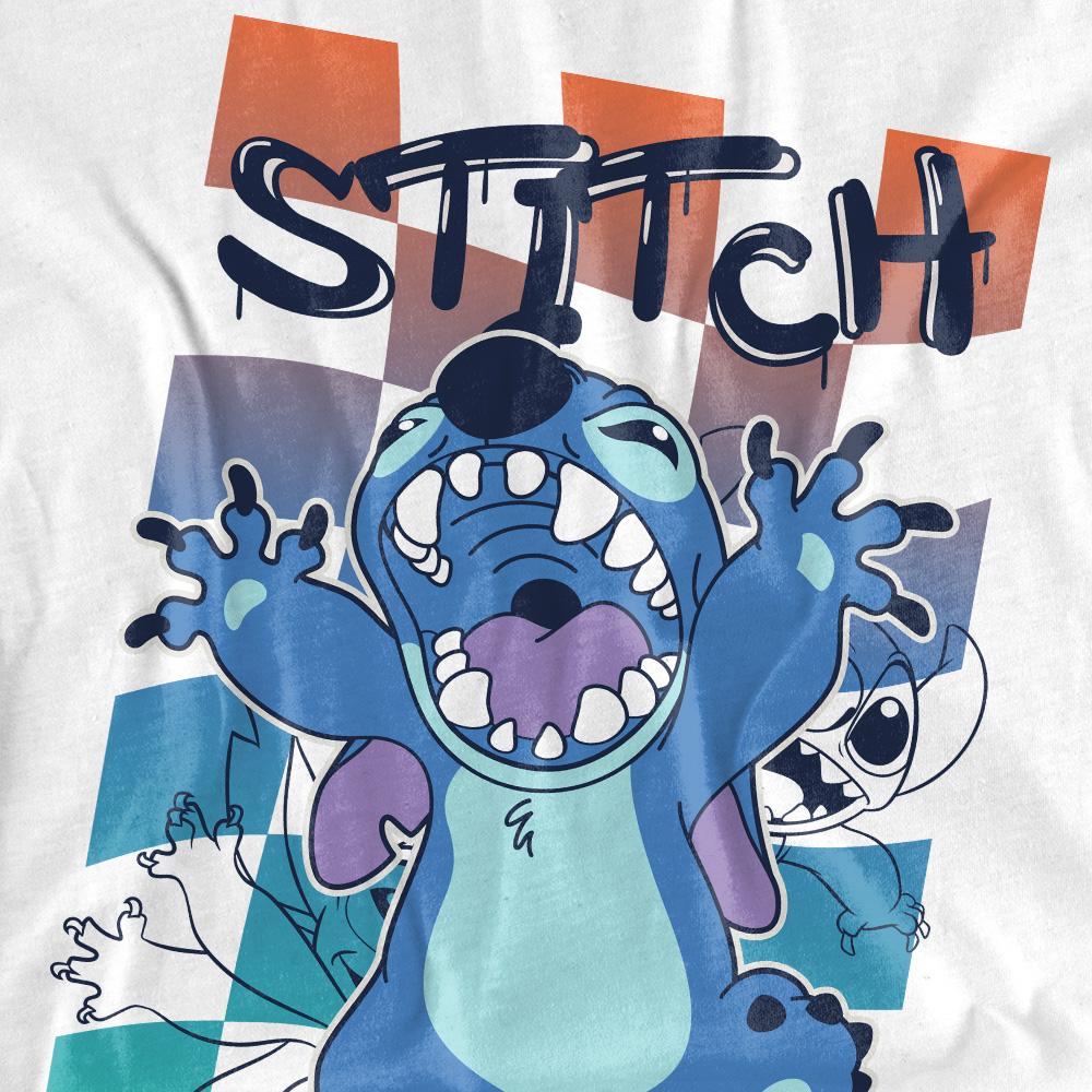 Lilo & Stitch Boys Checkered T-Shirt