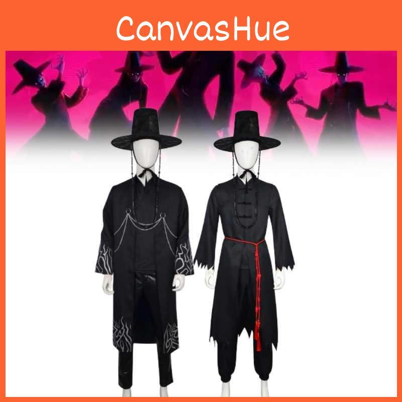 Kpop Demon Hunters Saja Boys Cosplay Costume Stage Singing Suit Party Halloween