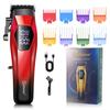 Electric Hair Clipper Professional Barber-Grade with Digital Display Gradient Shaving Trimmer for Precision