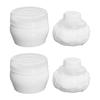 Frcolor Baby Powder Puffs, Set of 2, Portable, White, Baby & Kids Body Talcum Powder Puffs, Perfect for Baby Showers and Body Care