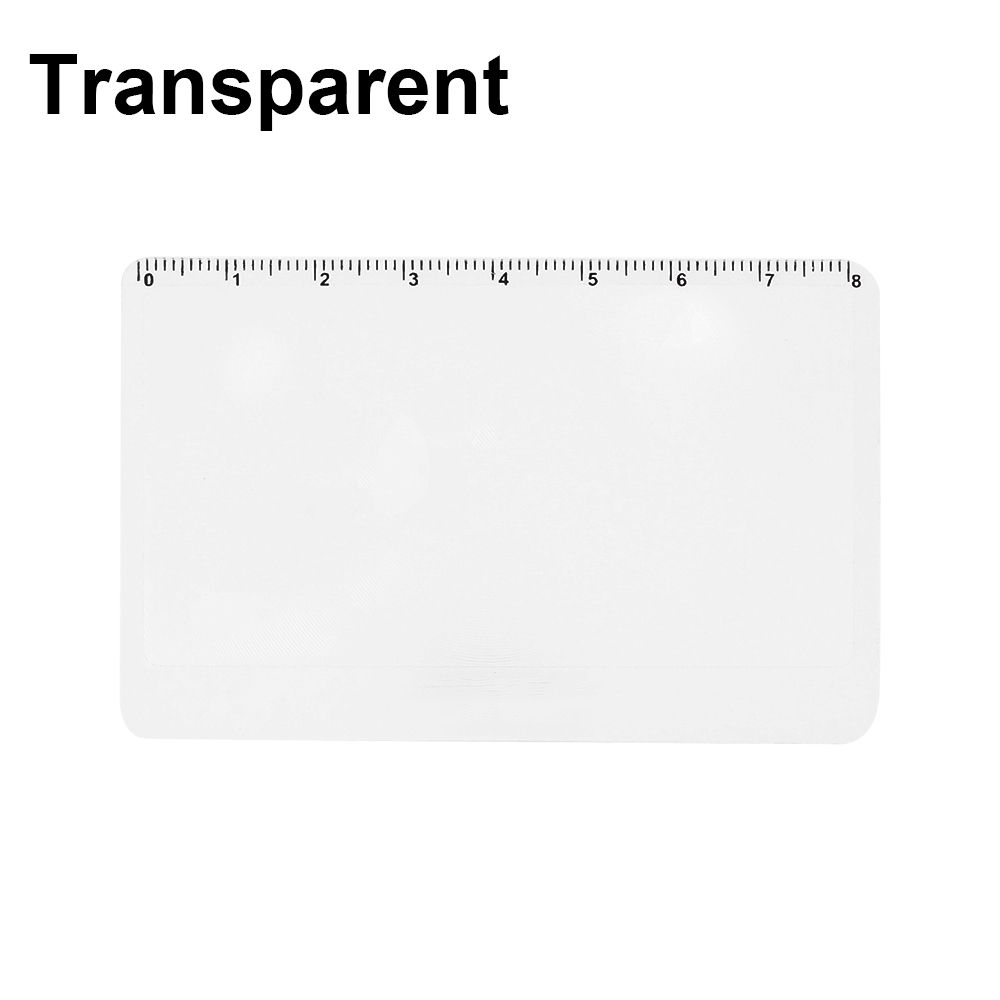 Scale Convinient Magnifier Sheet Outdoor Focused Ignition Book Page Magnification X3 Magnifying