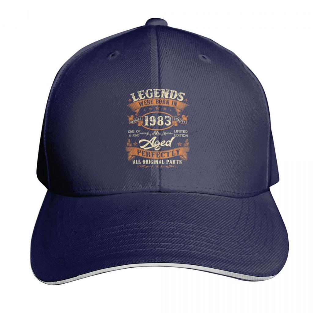 th Birthday Vintage Born In Years Old Gifts Unisex Baseball Cap Wild Ball Hat designer cap black For Women Unisexs