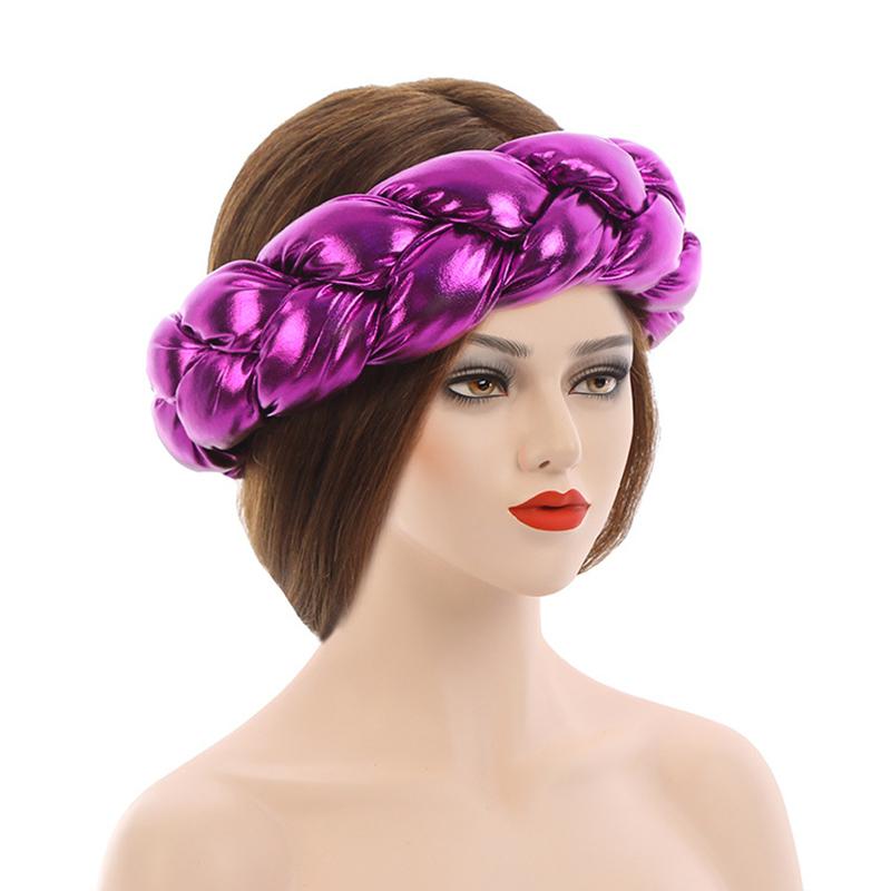 Модные косички, повязки на голову для женщин, эластичные резинки для волос ярких цветов, женские тюрбаны, женские головные уборы, аксессуары, повязка, бандана