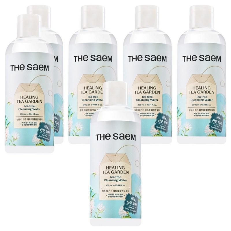 The Saem Healing Tea Garden Tea Tree Cleansing Water, 300ml, 6 pcs