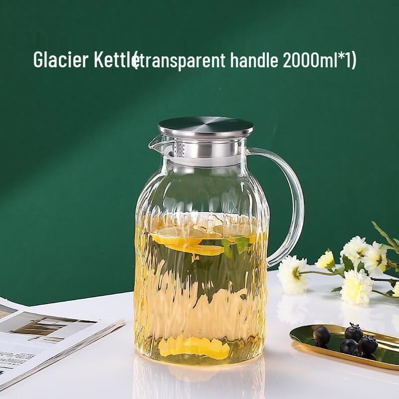 Tingle High Borosilicate Glass Pitcher