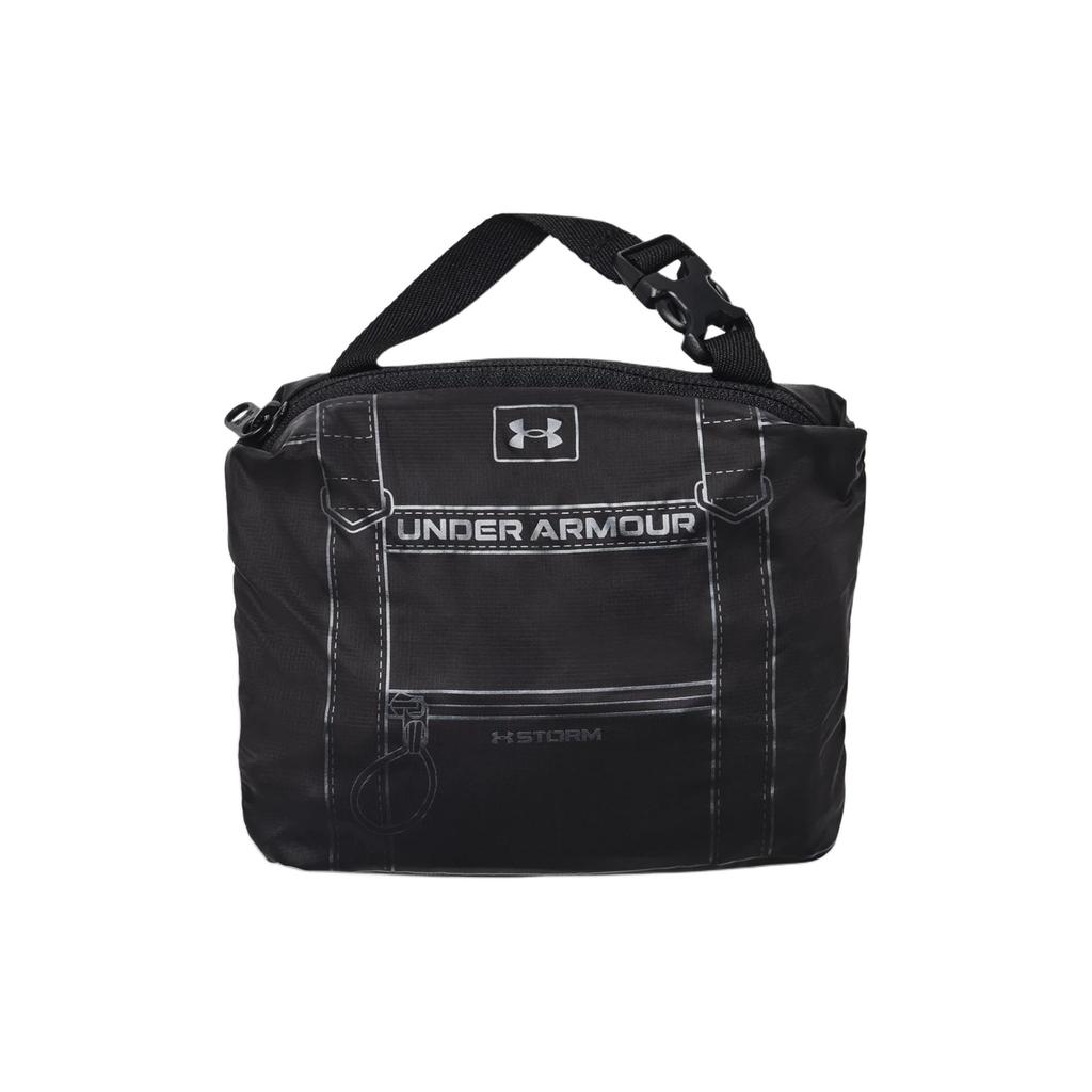 New Under Armour Nylon Tote Bag Shopping Bag Shoulder Bags Handbags Regular Women's Black & Metal Gunmetal 1381908-001