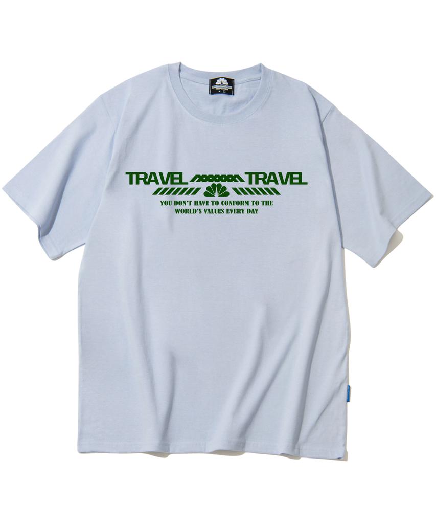 TRIPSHION Double Travel Graphic T-Shirt - 8 Colors (Type B)